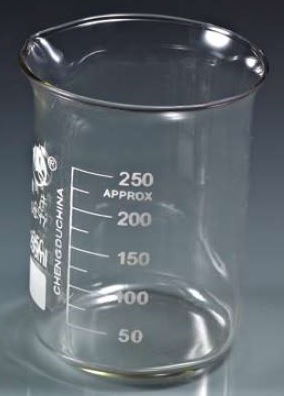 Pharmacy Glass Beaker 250ml (Qty 12) - Click Image to Close